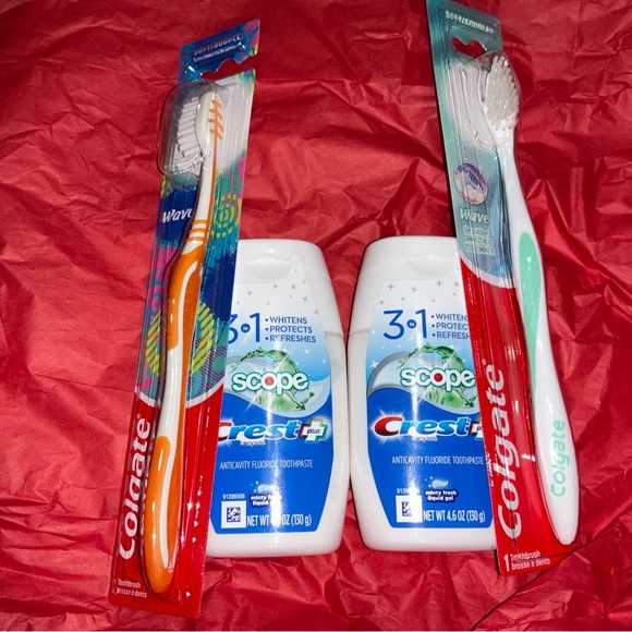 Other | 2x Scope Crest Plus Toothpaste 2x Colgate Toothbrushes | Poshmark